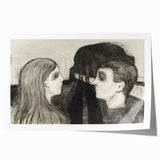 Gothic Artworks - Haunting Figures Canvas for Dark Decor Style