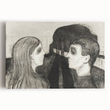 Gothic Artworks - Haunting Figures Canvas for Dark Decor Style