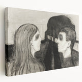 Gothic Artworks - Haunting Figures Canvas for Dark Decor Style