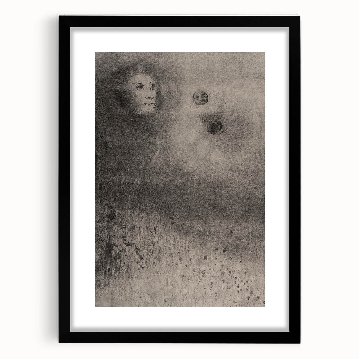 Vintage Gothic Print - Mysterious Night Sky | Gothic Wall Art Canvas