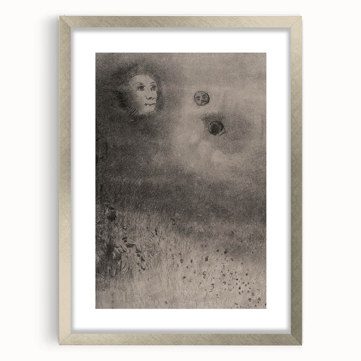 Vintage Gothic Print - Mysterious Night Sky | Gothic Wall Art Canvas