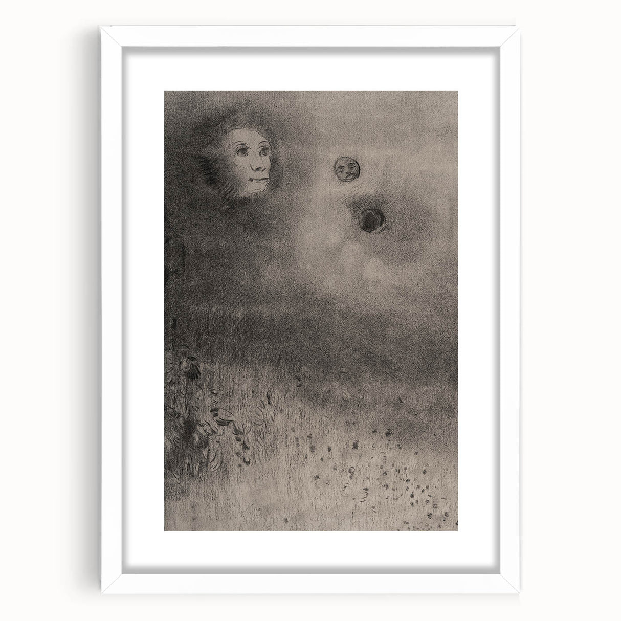 Vintage Gothic Print - Mysterious Night Sky | Gothic Wall Art Canvas