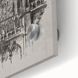 Gothic Cathedral Art | Medieval Architecture Sketch | Gothic Wall Print