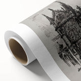 Gothic Cathedral Art | Medieval Architecture Sketch | Gothic Wall Print