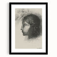 Elegant Gothic Portrait - Vintage Gothic Print | Gothic Wall Art Canvas