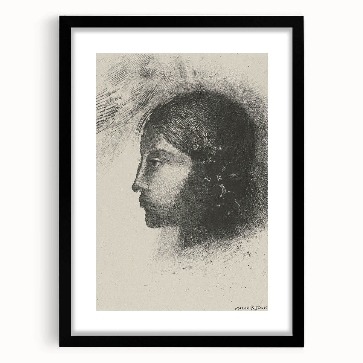 Elegant Gothic Portrait - Vintage Gothic Print | Gothic Wall Art Canvas