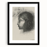 Elegant Gothic Portrait - Vintage Gothic Print | Gothic Wall Art Canvas