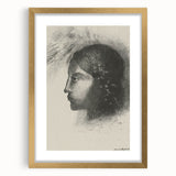 Elegant Gothic Portrait - Vintage Gothic Print | Gothic Wall Art Canvas