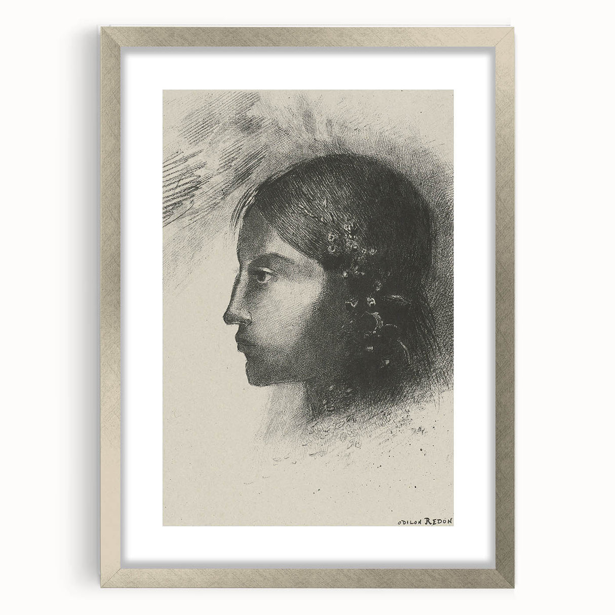 Elegant Gothic Portrait - Vintage Gothic Print | Gothic Wall Art Canvas