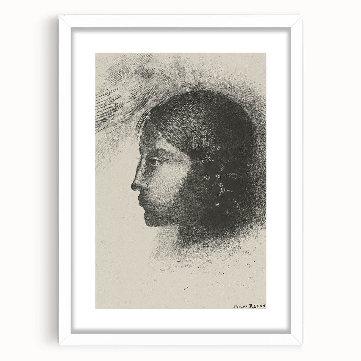 Elegant Gothic Portrait - Vintage Gothic Print | Gothic Wall Art Canvas