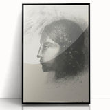 Elegant Gothic Portrait - Vintage Gothic Print | Gothic Wall Art Canvas