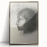 Elegant Gothic Portrait - Vintage Gothic Print | Gothic Wall Art Canvas