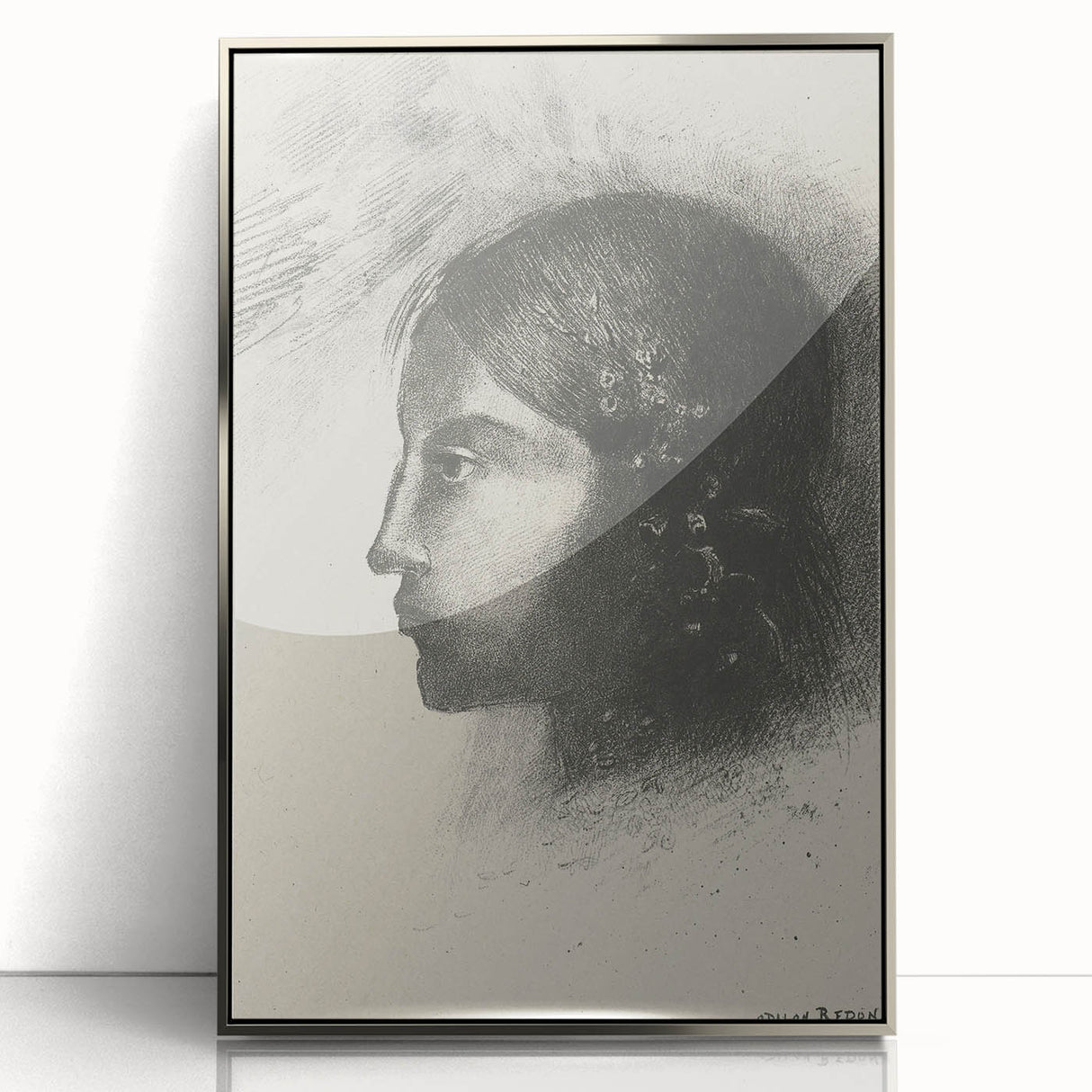 Elegant Gothic Portrait - Vintage Gothic Print | Gothic Wall Art Canvas