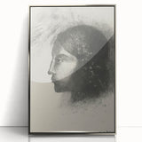 Elegant Gothic Portrait - Vintage Gothic Print | Gothic Wall Art Canvas