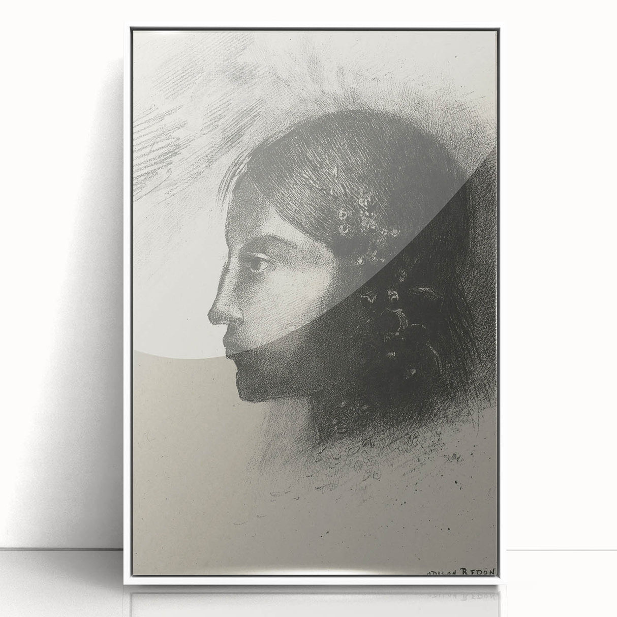 Elegant Gothic Portrait - Vintage Gothic Print | Gothic Wall Art Canvas