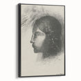 Elegant Gothic Portrait - Vintage Gothic Print | Gothic Wall Art Canvas