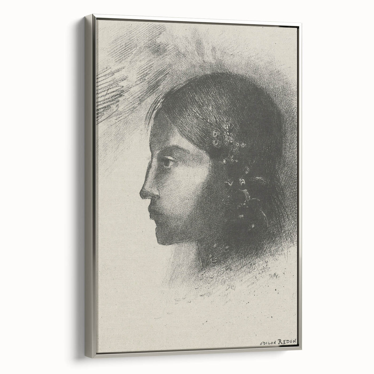 Elegant Gothic Portrait - Vintage Gothic Print | Gothic Wall Art Canvas