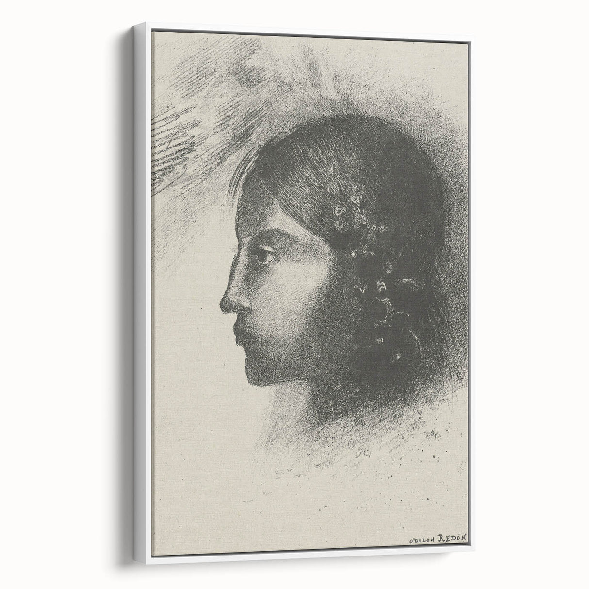 Elegant Gothic Portrait - Vintage Gothic Print | Gothic Wall Art Canvas