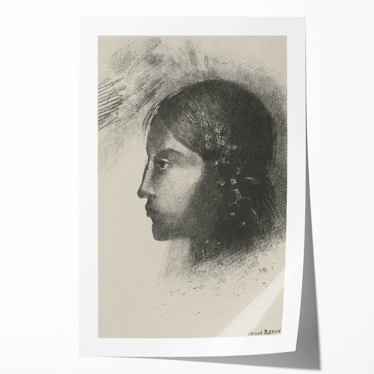 Elegant Gothic Portrait - Vintage Gothic Print | Gothic Wall Art Canvas