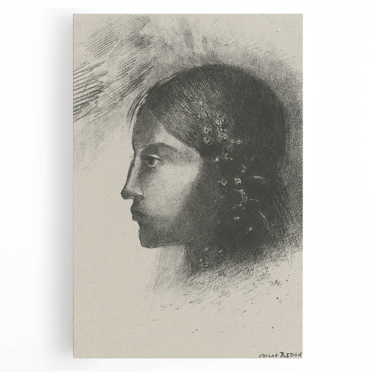 Elegant Gothic Portrait - Vintage Gothic Print | Gothic Wall Art Canvas