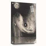 Mysterious Gothic Figure - Dark Gothic Art Canvas | Vintage Gothic Print