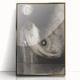 Mysterious Gothic Figure - Dark Gothic Art Canvas | Vintage Gothic Print