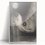 Mysterious Gothic Figure - Dark Gothic Art Canvas | Vintage Gothic Print