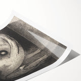 Mysterious Gothic Figure - Dark Gothic Art Canvas | Vintage Gothic Print