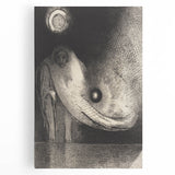 Mysterious Gothic Figure - Dark Gothic Art Canvas | Vintage Gothic Print