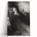Medieval Gothic Canvas - Mysterious Dark Decor Style Wall Art