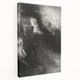 Medieval Gothic Canvas - Mysterious Dark Decor Style Wall Art