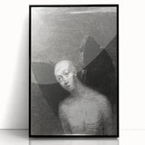 Dark Gothic Artworks - Winged Figure Vintage Gothic Print