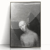 Dark Gothic Artworks - Winged Figure Vintage Gothic Print
