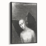 Dark Gothic Artworks - Winged Figure Vintage Gothic Print
