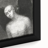 Dark Gothic Artworks - Winged Figure Vintage Gothic Print