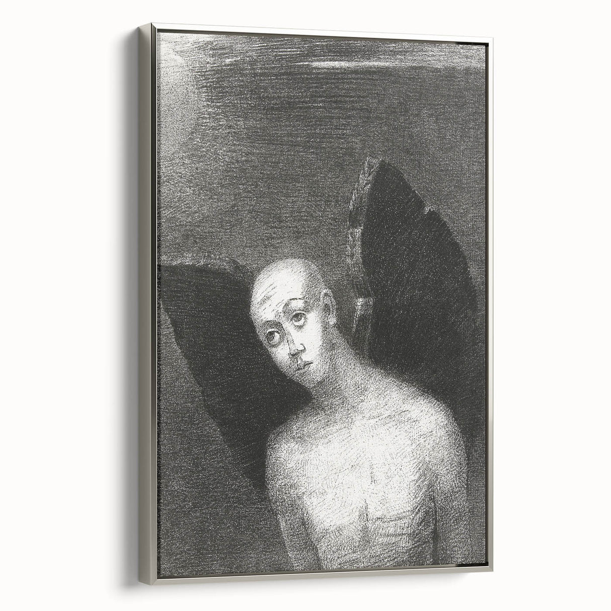 Dark Gothic Artworks - Winged Figure Vintage Gothic Print