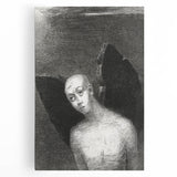Dark Gothic Artworks - Winged Figure Vintage Gothic Print