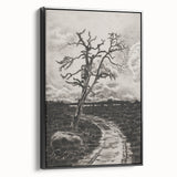 Medieval Gothic Canvas - Mysterious Path Dark Decor Style Art
