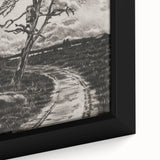 Medieval Gothic Canvas - Mysterious Path Dark Decor Style Art