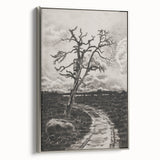 Medieval Gothic Canvas - Mysterious Path Dark Decor Style Art