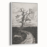 Medieval Gothic Canvas - Mysterious Path Dark Decor Style Art