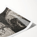 Medieval Gothic Canvas - Mysterious Path Dark Decor Style Art