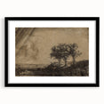 Medieval Gothic Canvas - Dramatic Landscape Art for Gothic Wall Decor