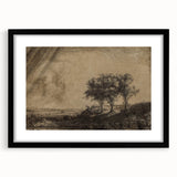 Medieval Gothic Canvas - Dramatic Landscape Art for Gothic Wall Decor