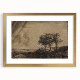 Medieval Gothic Canvas - Dramatic Landscape Art for Gothic Wall Decor