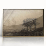 Medieval Gothic Canvas - Dramatic Landscape Art for Gothic Wall Decor