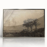 Medieval Gothic Canvas - Dramatic Landscape Art for Gothic Wall Decor