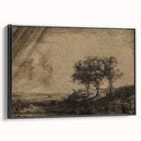 Medieval Gothic Canvas - Dramatic Landscape Art for Gothic Wall Decor
