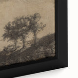 Medieval Gothic Canvas - Dramatic Landscape Art for Gothic Wall Decor