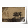 Medieval Gothic Canvas - Dramatic Landscape Art for Gothic Wall Decor